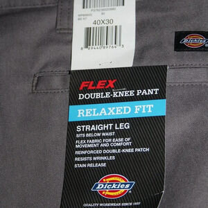 Dickies 40 x 30 Double Knee Relaxed Fit Stright Leg Men's Work Pants NWT